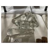 Art Glass Ashtray & Dasher