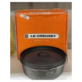 Le Creuset Cast Iron Dutch Oven w/ Camp Lid