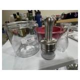 Candy Jar & Other Vintage Kitchen Items