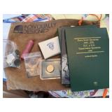 Nike Bag of Coins & Misc.