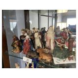 Ceramic Nativity Figures & Santas