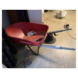 Yard Works Rubber Tire Wheel Barrow