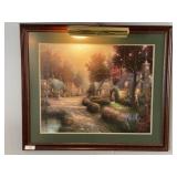 Lighted Thomas Kincade Picture