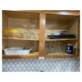 Contents of Kitchen Cabinets Above Sink