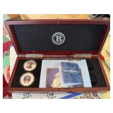 2 President Trump Silver Plated Proofs