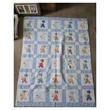 Fishing Design Handmade Quilt
