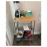 Kitchen Cart & Contents