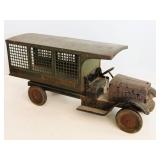 Vintage Sunny Parcel Post Tin Delivery Truck Toy