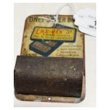 Antique Lax-ets Tin Match Holder