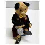 Vintage Battery-Operated Shoe Shine Bear Toy