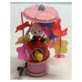 Vintage Japanese Wind-Up Musical Bird Toy