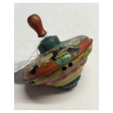 Vintage Ohio Art Co. Tin Spinning Top Toy