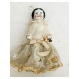 Antique Miniature China Head Doll