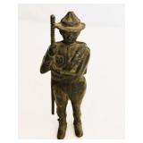 Vintage Cast Iron Doughboy Soldier Still Bank