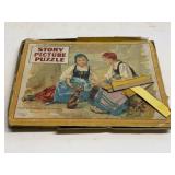 Antique Milton Bradley "Story Picture Puzzle"