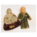 Pair of Early Dolls