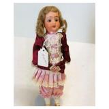 Antique 10" German Bisque Head Doll