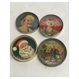 Four Vintage Tin Dexterity Puzzle Games
