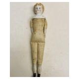 Antique German Blonde China Head Doll