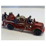 Vintage Arcade Cast Iron Fire Pumper Truck