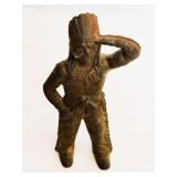 Antique Hubley Cast Iron Indian Bank (As-Is)