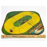 Vintage Double-Sided Tin Game Board Set