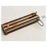 Early 20th "Safety Cracker" Wooden Noise Maker Toy