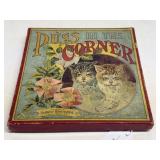 Antique "Puss in the Corner" Board Game