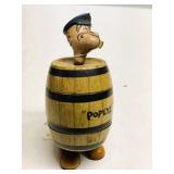 RARE 1932 J. CHEIN TIN LITHO POPEYE BARREL WALKER