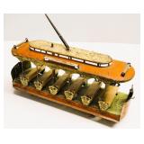 Tin Wind-Up Streetcar Trolley "City Hall Park 175"