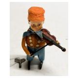 Schuco Dutch Boy Violinist Wind-Up Mechanical Toy