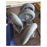 4 Large Caster Wheels