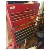 Rolling Chest on Chest Toolbox & Contents