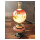 Antique Electrified Parlor Lamp
