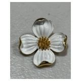 Trifari Flower Brooch