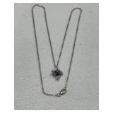Sterling Silver Star Sapphire Necklace