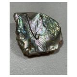 Ornate Vintage Albone Shell Brooch