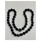 Black Austrian Crystal Necklace