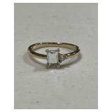 Estate Aquamarine Ring