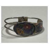 Handmade Ornate Cloisonne Spoon Bracelet