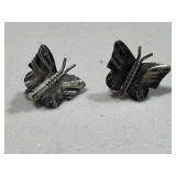 Sterling Silver Butterfly Earrings