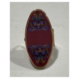 Ornate Lipstick Holder Compact