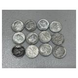 10 Silver Dimes