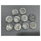 10 Silver Dimes