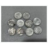 10 Silver Dimes