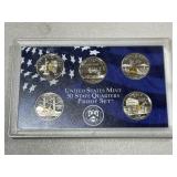 New York Proof Quarters Set