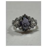 Ornate Estate Amethyst Ring