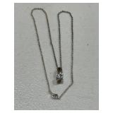 Beautiful Large Solitaire Necklace