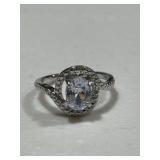 Oval Halo Design Engagement Ring