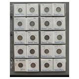 20 Barber Silver Dimes